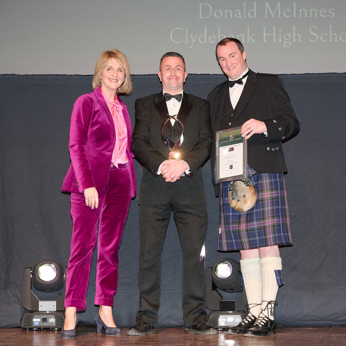 Donald McInnes winning scottish school chef of the year