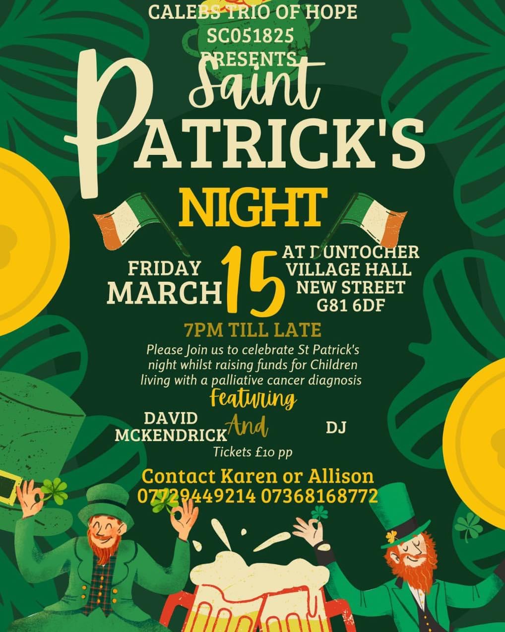 St.Patrick’s Fundraising Night