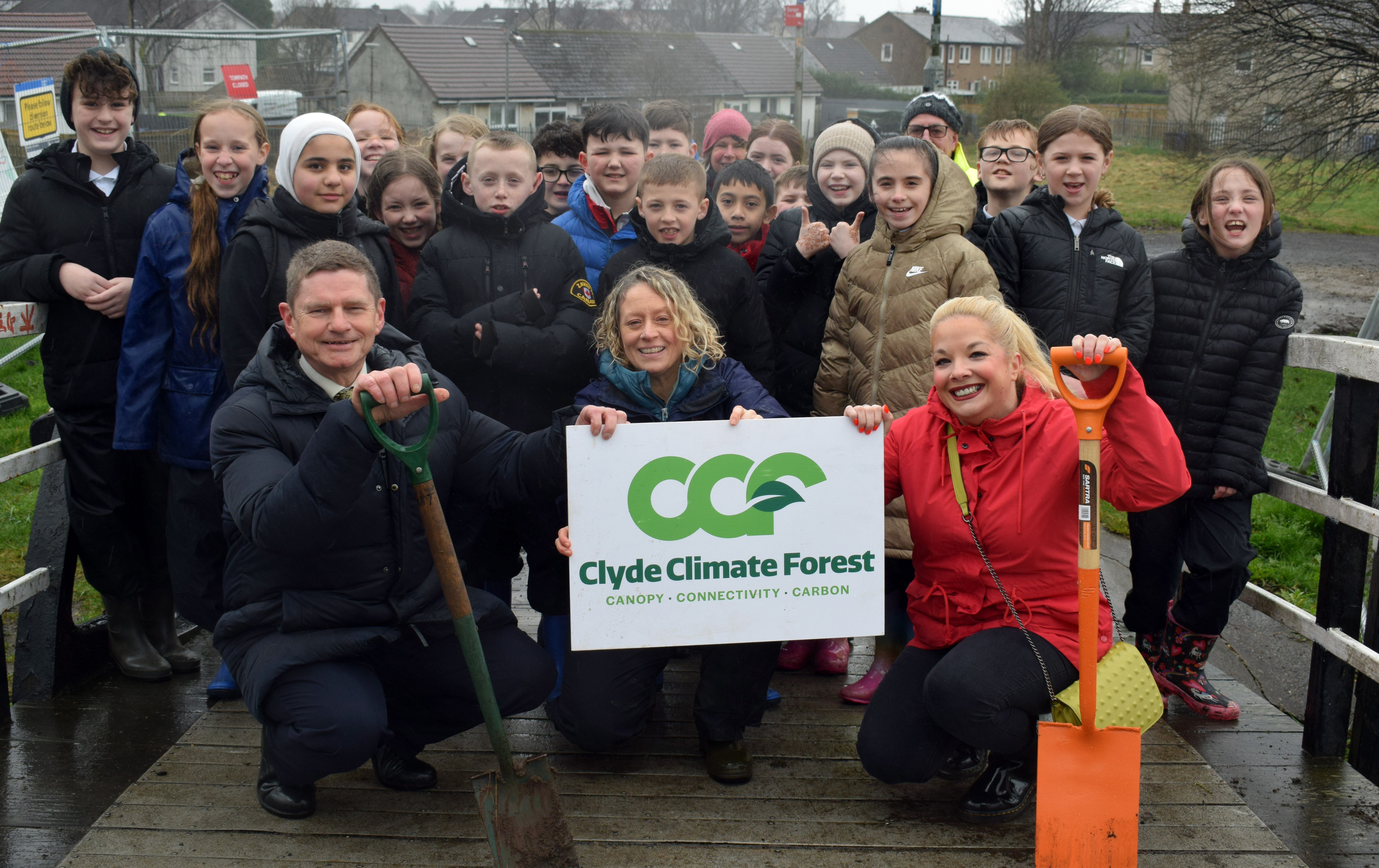 Clyde Climate Forest planting at Whitecrook